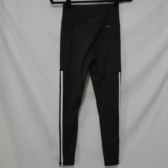 ADIDAS - Climalite | small | Black Three Stripe Legging With Pocket - Picture 2 of 16